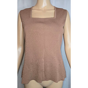 Bellisima | Sleeveless | Knit | Women | Brown| Size Large